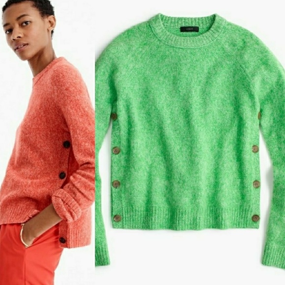 J. Crew Tops - 🐇J. Crew🐇Brushed Lamb's Wool Sweater w/ Buttons